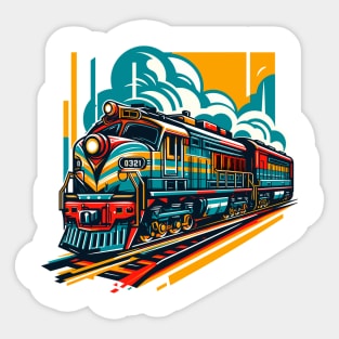 Diesel locomotive Sticker